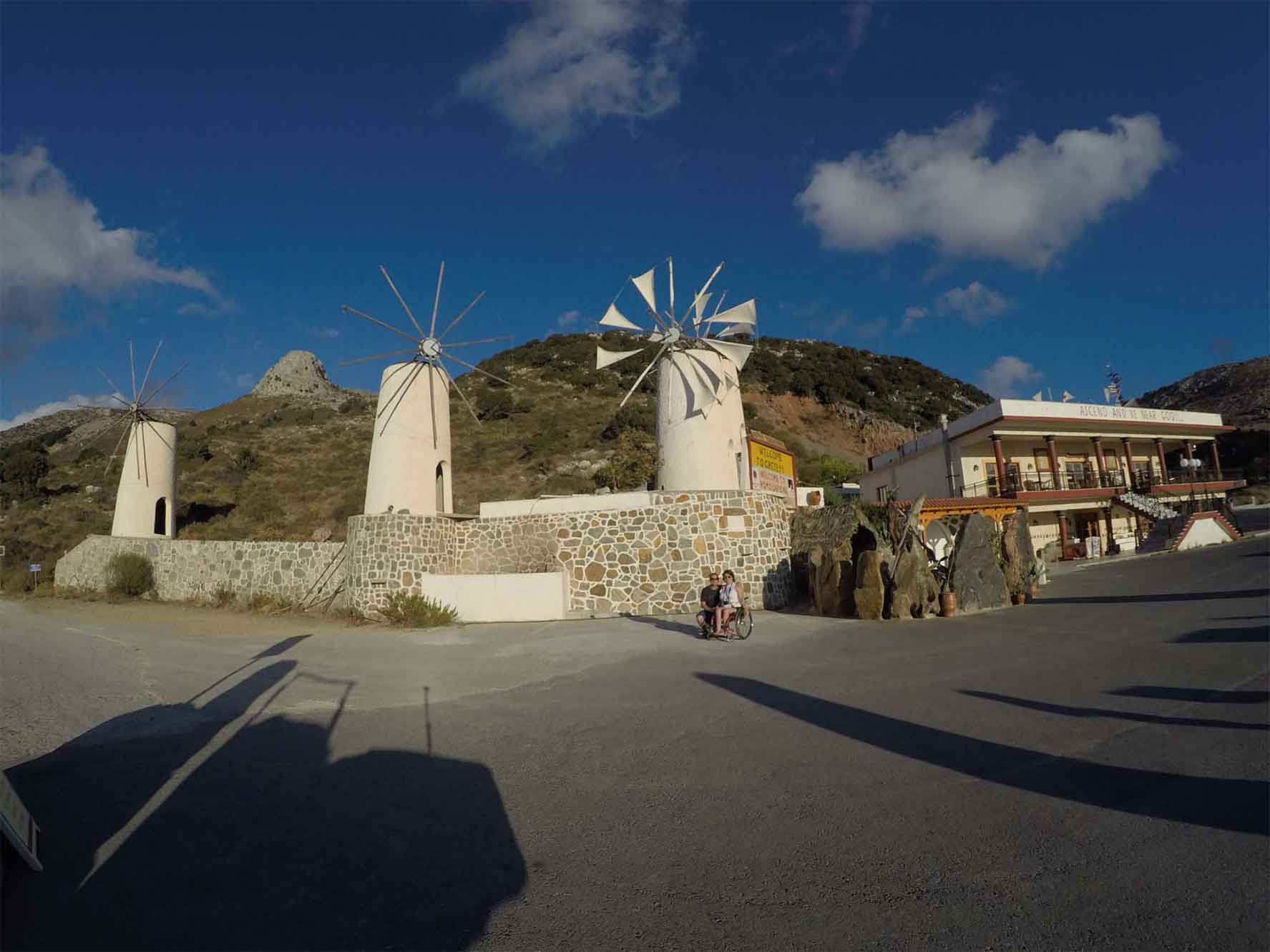 Kréta, Crete, Náhorní plošina Lassithi, větrný mlýn