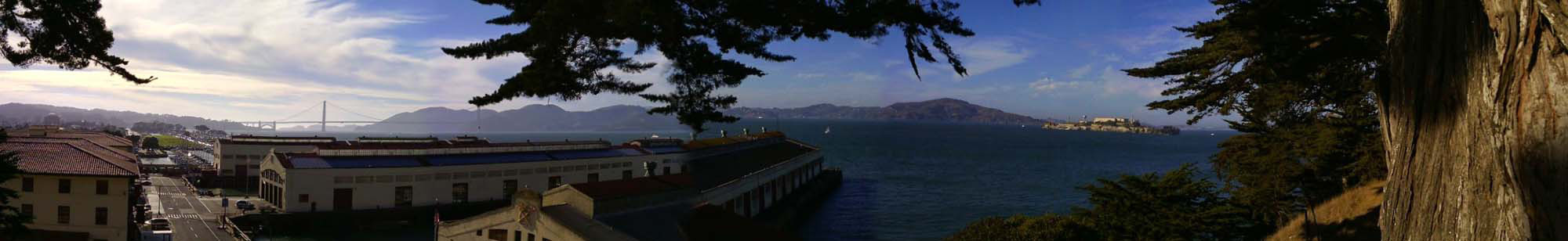 USA, Kalifornie, California, San Francisko, San Francisco, Golden Gate Bridge, Alcatraz