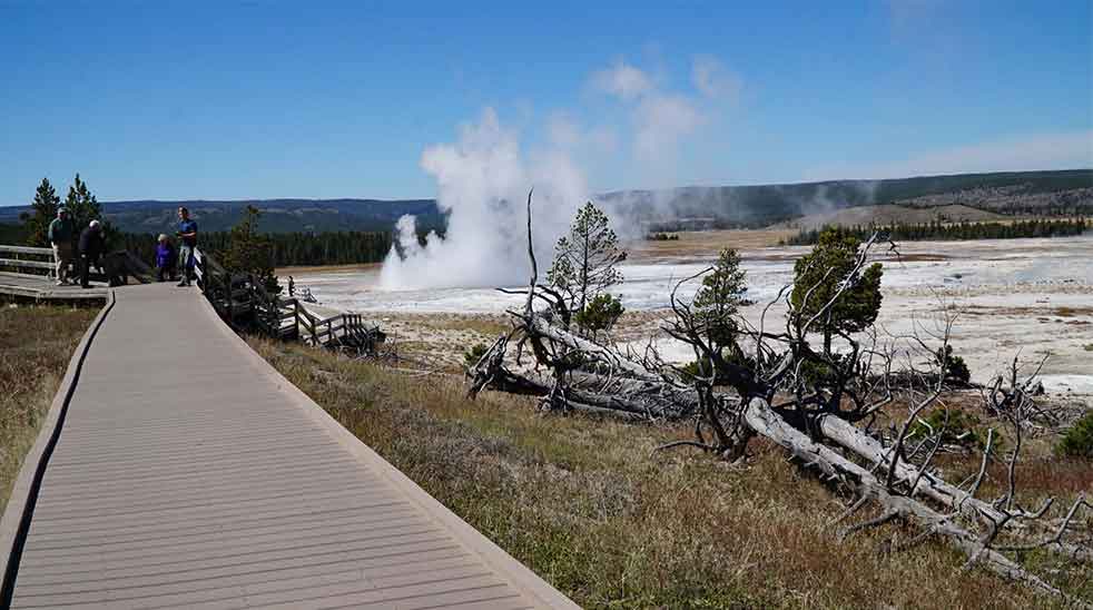 USA, Montana, Yellowstone, Mammoth Hot Springs